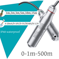 Submersible 4-20mA Output Hydrostatic Level Sensor Transmitter DC12-36V Water Tank Liquids Transducer Meter