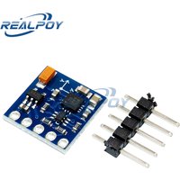 GY-271 QMC5883L 3V-5V Three 3 Triple Axis Magnetic Field Compass Magnetometer Sensor Module For Arduino IIC Board