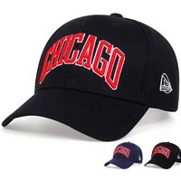 CHICAGO Letter Embroidery Baseball Caps Spring and Autumn Outdoor Adjustable Casual Hats Sunscreen Hat