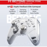 BEITONG KP70 Haptic Feedback Wireless Controller for PC/Switch/iOS/Android/Steam, Dual Auto-Sense Trigger (Chinese Version)