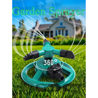 Lawn small disc sprinkler three-pronged rotatable plastic sprinkler 360 degree rotating sprinkler garden tool