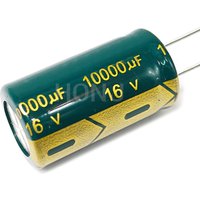 5PCS 16V10000uf 16x30mm Aluminum Electrolytic Capacitor 10000uf16v 16v 16wv 10000mf 16vdc 10000MFD 16v10000mf 10000mf16v ±20%