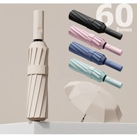 Automatic Rain Sun UV Umbrella for Women Black Coating Parasol Anti-UV Folding Wind Resistant Auto Big Windproof Umbrella Men