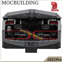 Bridge Diorama Movie Scene MOC Building Blocks Display Spaceship Command Station Construction Toys Gift Christmas