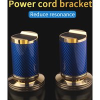 YYAUDIO Aluminum Alloy Adjustable HiFi Audio Line Feet Pad Amplifier Power Cable Bracket Wire Support Shock Absorber Foot Nail