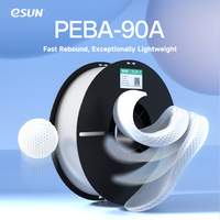 eSUN PEBA-90A 3D Filaments 0.8KG 1.75mm High-elasticity PEBA 3D Printing Filament Light Weight Cold Resistance Flexible PEBA-90A