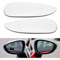Rear View Wing Mirror Glass Stick On Without Plate Car Rearview For Ford Fiesta MK7 2008 2009 2010 2012 2013-2017 B-Max 2012+