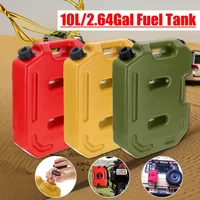 10L Litrer Black Jerrycan Plastic Fuel Tank Spare Petrol Oil Jerry Can Car Motorcycle ATV SUV UTV Gasoline Storage Tank Jerrycan
