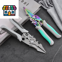 Non-slip Wire Stripper Decrustation Pliers Adjustable Electrical Wire Stripping Tool Wire Stripper Crimper For Electrical Cable