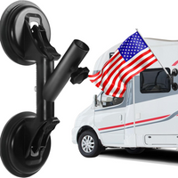 1PCS Universal Car Exterior Suction Cup Flag Holder Flag Mount Suction Stable Holds Flags Holder For Truck Camper Boats
