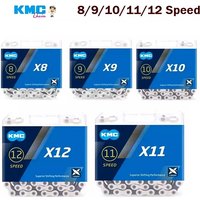 AliExpress KMC X8 X9 X10 X11 X12 Road/MTB Bicycle Chain 8v 9v 10v 11v 12v 118L 126L Bike Chain e-biek with Quick-Link for SHIMANO SRAM