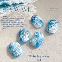 MIANEL 2026 New Wave Blending Gel Effortless Summer Ocean Wave Marble Ripple Gradient Effects Soak-Off UV LED Lamp Required