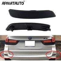 2Pcs 63147847592,63147847591For BMW X5 M F15 2014-2019 Rear Bumper Reflector Smoke Lens Cover Left + Right Car Accessories