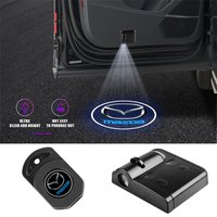 1/2pcs Car Badge Door Projector HD Wireless Welcome Light Accessories For Mazda 5 CX-3 GJ GL CX-8 MS RX-8 Bk 6 Gh CX-5 CX30 MX-5