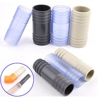 20~50mm UPVC/PPH Double Pagoda Straight Through Connector Garden Irrigation Water Pipe Joint Aquarium Fish Tank Hose Connector