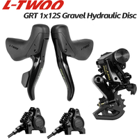 LTWOO GRT 12 - Hydrauliczny układ hamulcowy tarczowy 1x12s do rowerów szosowych i gravelowych, karbonowy, 5-częściowy zestaw, Benchmark GRX