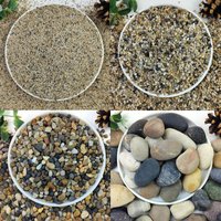 AliExpress NONE Natural River Rocks, 1/4