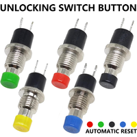 5/20/100PCS 7MM Push Button Switch Momentary PBS-110 Normally Open NO NC Press The Reset Switch ON OFF Micro Switch