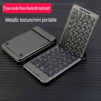 Bluetooth Folding Keyboard USB Type C Keypad Foldable Wireless Keyboard for Windows Android Ios for Ipad Computer Tablet PcPhone