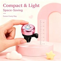 1/2PCS Kids Bike Bell Cartoon Unicorn Loud Warning Alarm Clear Sound Kid Bike Ring Bell Safety Cycling Handlebar Accessories
