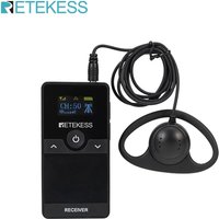 Retekess TT116 1 Receiver Wireless Tour Guide System Type-c For Tour Church Translator Excursion Factory Training Conference