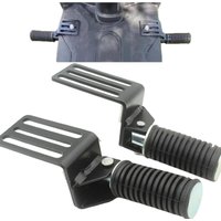 SU 2Pcs Front Footrest Comfortable Street Cruise Pedals Foldable Metal Motorcycle Foot Pegs Electric Bicycle DIY Accessories