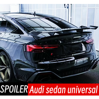 Audi Sedan Universal Spoiler For A3 A4 A5 A6 A7 B6 B7 B8 8.5 B9 C7 Black Carbon Fibe Rear Trunk Lid Wings Car Tuning Accessories