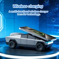 Desktop Stand 3-in-1 CyberDock Wireless Charging Station for Smart Phone, Earphone