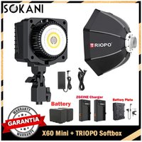 【RU & KR】Sokani X60 Mini 60W Bi-Color RGB LED Video Light APP Control Lighting For Video Recording Outdoor Shooting