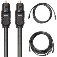 For Toslink Gold-Plated Digital Optical Audio Cable 1m 1.5m 2m 3 / 5m 10m 15m 20m SPDIF MD DVD Gold-Plated Cable High Quality