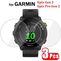 3PCS Smart Watch Screen Protector For Garmin Epix Gen 2 / Epix Pro Gen2 47mm/51mm Tempered Glass Protective Film