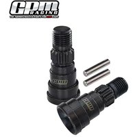 GPM Metal Steel Front Rear CVD Head Stub Axle 7768 for Traxxas 1/6 XRT 1/5 X-MAXX 6S 8S 4WD Monster Truck RC Car Upgrade Parts