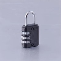 3 digit combination keyless padlock easy to set up your own combination lock for mini box, luggage, suitcase. sports, gym