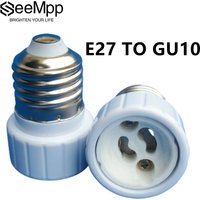 E27 To GU10 Lamp Holder Converter AC 85V-265V GU10 Light Bulb Lampholder LED Bulb Adapter Light Holder CFL Lamp Converter Holder