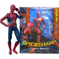 SHF Spider Man Figure Homecoming Spiderman Peter Parker Action Figures PVC Collectible Model Doll Toys Gift For Children 15cm