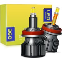 Copper Pillar Super Bright Headlight Bulb 360 6D LED H1 H7 H11 9005 9006 9012 300W/pair for Automotive Foglamp Led Car Fog Light