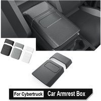 Car Armrest Box For Tesla Cybertruck 2024-2025 Center Console Car Armrest Cushion TPE Car Arm Rest Pad Cover Replace Accessorie