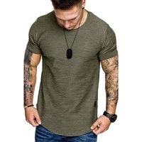 MRMT 2026 Brand New Europe Size Men's Short-Sleeved T-Shirt Solid Color Man Clothing O-Neck Men T Shirt Tops Tees For Male