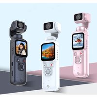 4K Pocket Action Camera Touch Screen Mini DV Video Recorder Camera Cycling Outdoor Sports Vlog Recording Camera for Bike
