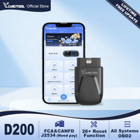 2026 VDIAGTOOL D200 OBD2 Scanner Lifetime Free Update All System Car Diagnostic 26 Reset Bidirectional Scan FCA OBD2 Code Reader