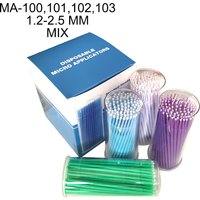 JNSUR 1.2-2.5MM Dental Disposable Micro Applicator Brush /Disposable Eyelash Brushes With Box Dentist Material Tool 400pcs