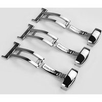 14mm 16mm 18mm Stainless Steel Watchband Buckle Women Men Silver Solid Metal Watch Band Clasp Strap Accessories For Watch strap