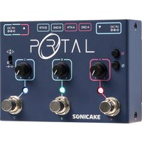SONICAKE Portal Active Signal Mixer, Analog Line Selector, ABY&FX Loop 3 Channels Multi effects pedal footswitch QDS-06