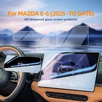For Mazda EZ 6 2025 2026 14.6 Inch Navigation Instrument Screen Protector HD Tempered Glass Protect Film with Foam Box Packaging
