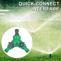 Water Separator 2-way hose Splitter Y Shape Garden Water Pipe Connectors Pipe Adapter Hose Splitter For Flower Planting