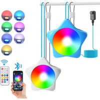Magnet-Suspended Pool Light Colorful Bluetooth APP Underwater Light 20W Waterproof Atmosphere Pool Lamp for Hotel Swimming Pool