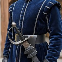 1pc Medieval Faux Leather Sword Frog, Vintage Middle Ages Sword Holster, Mercenary Knight Adjustable Dagger Holster