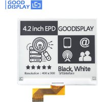 4.2 Inch E-Paper Display 1.5s Fast Update 400x300 E-Ink Display Module For Digital Price Tags GDEY042T81 SPI Interface Screen