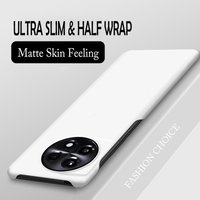 Luxury Frosted Matte Hard PC Case For Oneplus 13 13R 12 12R 11 11R 10T 10R 10 Pro Thin Back Cover Color Shockproof Slim Shell
