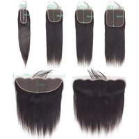 Straight 4x4 5x5 6x6 Mèches Avec Closures Perruque Vietnamienne Haut Qualité Closure Cheveux Humain Transparent Frontal Lace Only 13x4 Lace Frontal Hd 2x6 Hd Lace Closure For Women 3-5 Days Delivery
